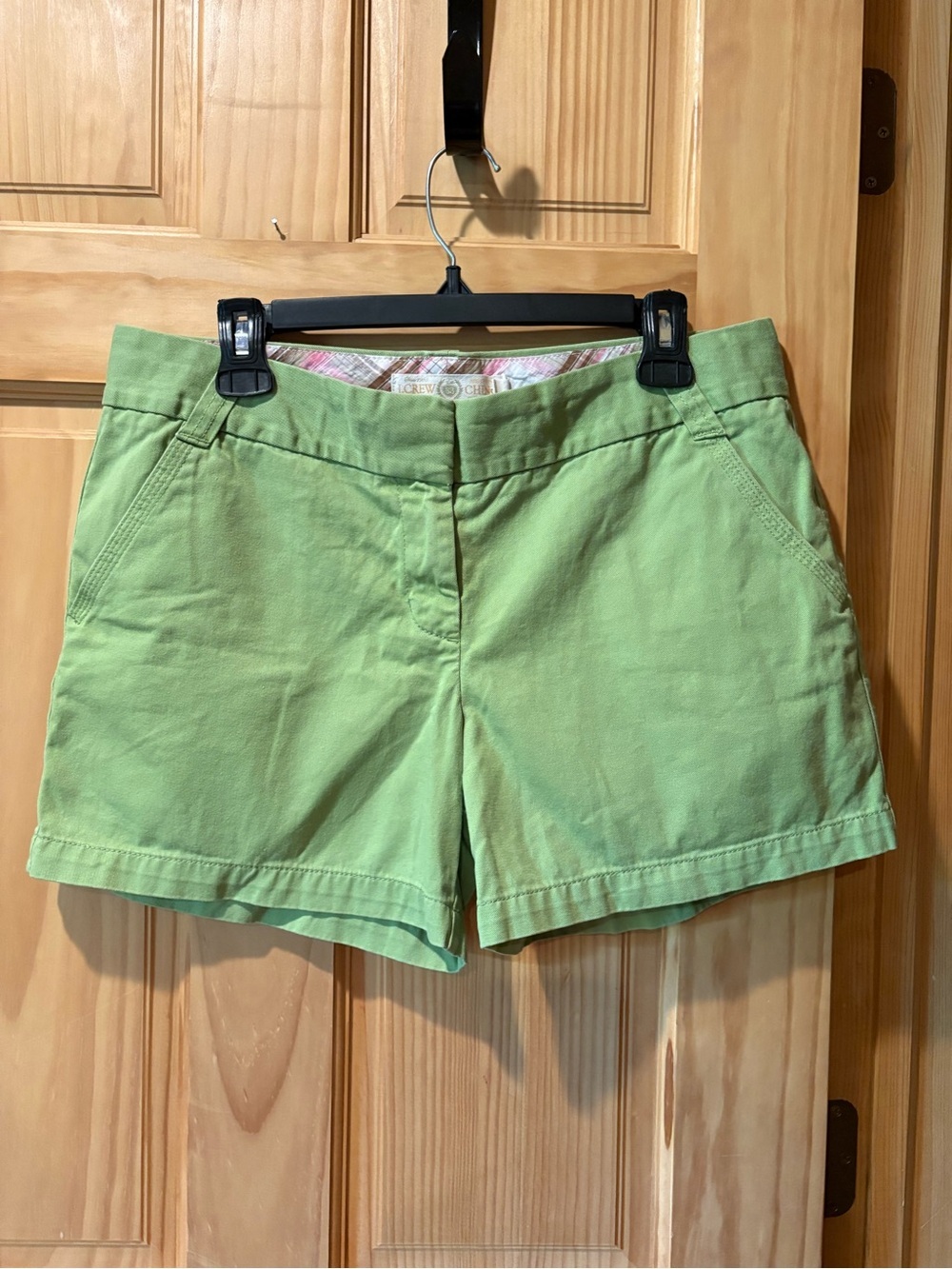 J. Crew chino shorts “City Fit” women’s size 10 green